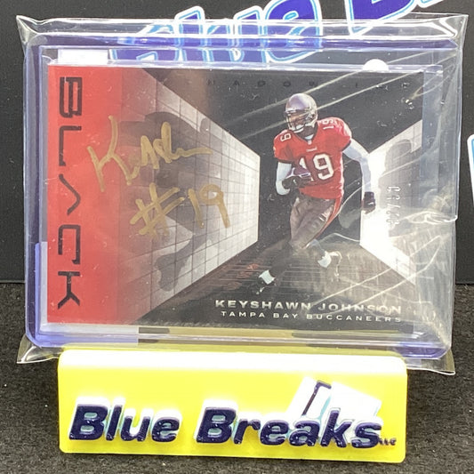 2022 Panini Black Keyshawn Johnson auto 32/50 #SHI-KJO