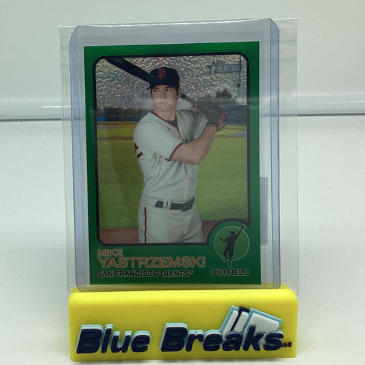 2022 Heritage green - Mike Yastrzemski 212/273 #11 Giants