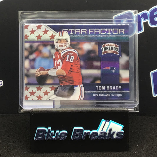 2011 Panini Threads Star Factor Tom Brady 088/100 #25 Patriots