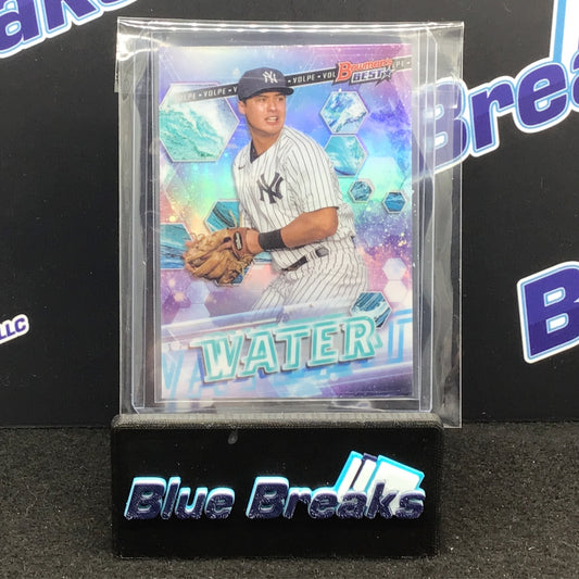 2022 Topps - Anthony Volpe - Water - Elements of Excellence - New York Yankees - EE-20