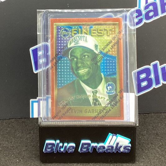 1996 Topps Finest Kevin Garnett #115 Timberwolves