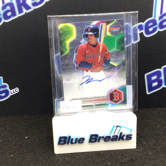 2023 Bowman's Best Roman Anthony auto #B23-RAY Red Sox