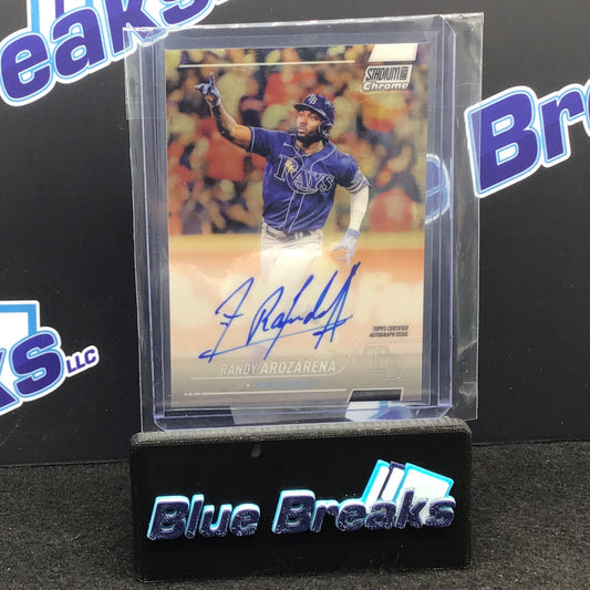 2022 Stadium Club Chrome - Randy Arozarena - SCCUA-RAR - 1/1 - Tampa Bay Rays