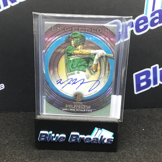 2022 Bowman Inception Max Muncy auto 020/200 #PA-MM Athletics