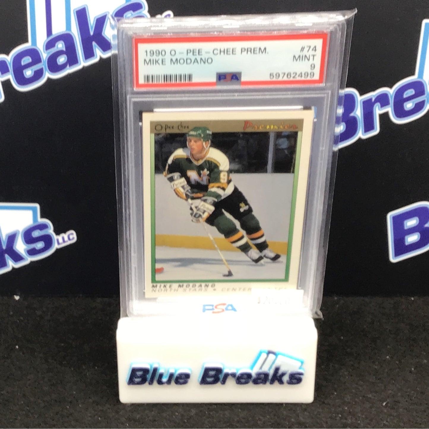 1990 O-Pee-Chee Premier Mike Modano #74 PSA 9 Stars