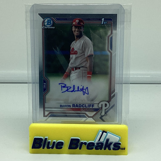 2021 Bowman Chrome - Baron Radcliff
