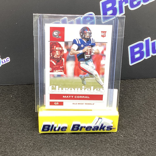 2022 Panini Chronicles Draft Picks Matt Corral 9