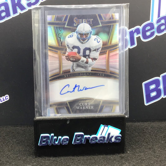 2022 Panini - Curt Warner - Seattle Seahawks - Select Signatures - #SSP-CUW