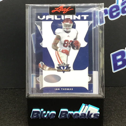 2022 Leaf Valiant Ian Thomas 1/1 Panthers