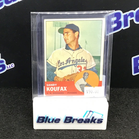 1963 Topps Sandy Koufax #210 Dodgers