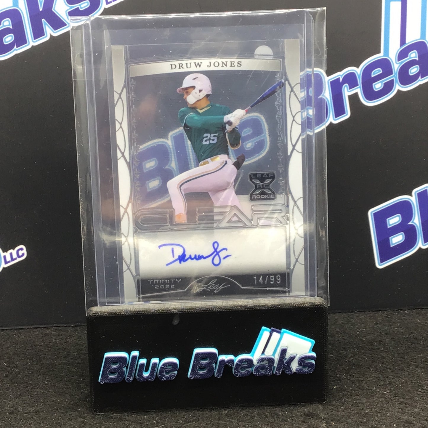 2022 Leaf Trinity - Druw Jones - Clear - 14/99 - Arizona Diamondbacks