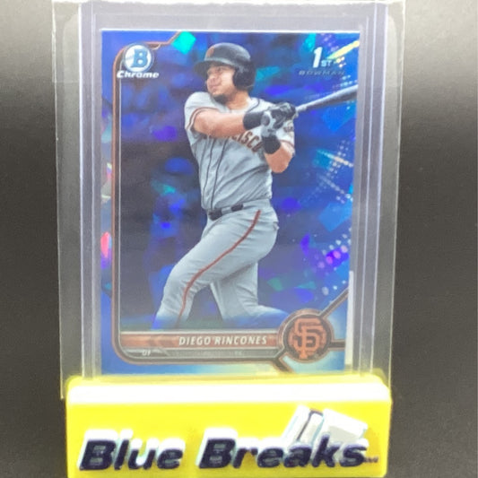2022 Bowman Chrome 1st Sapphire Diego Rincones