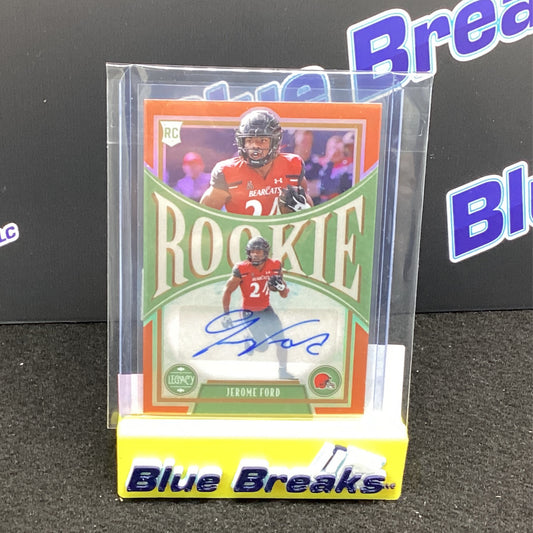2022 Panini Legacy Rookie Jerome Ford auto 035/149 194
