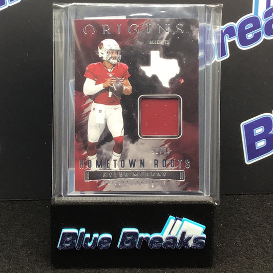 2022 Panini Origins Hometown Roots Kyler Murray relic 91/99 #HR-KMU Cardinals