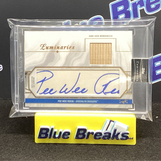 2022 Luminaries - Pee Wee Reese - CSR-PRE - Brooklyn Dodgers - 1/1