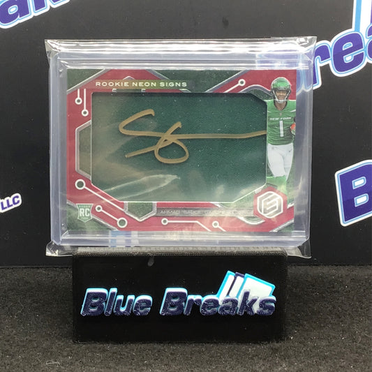 2022 Panini - Elements - Ahmad Sauce Gardner - 75/99 - Rookie Neon Signs - New York Jets