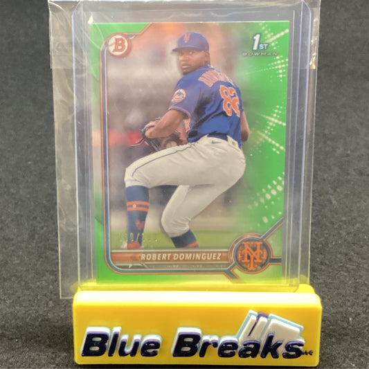 2022 Bowman 1st Green Border Parallel Robert Dominguez /399 BP-51