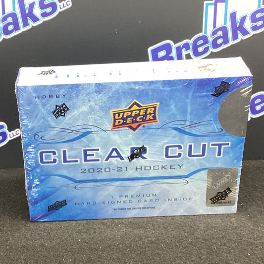 2020-21 Upper Deck Clear Cut Hobby Box