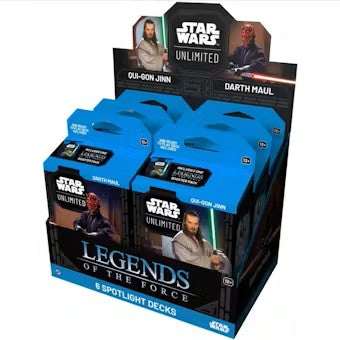 Star Wars Unlimited: Legends of the Force Spotlight Deck Box - Darth Maul - Sealed Wax